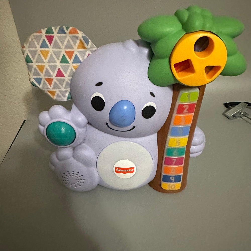 Fisher-Price Linkimals Counting Koala Musical Learning Toy FYK60 Purple Toddler